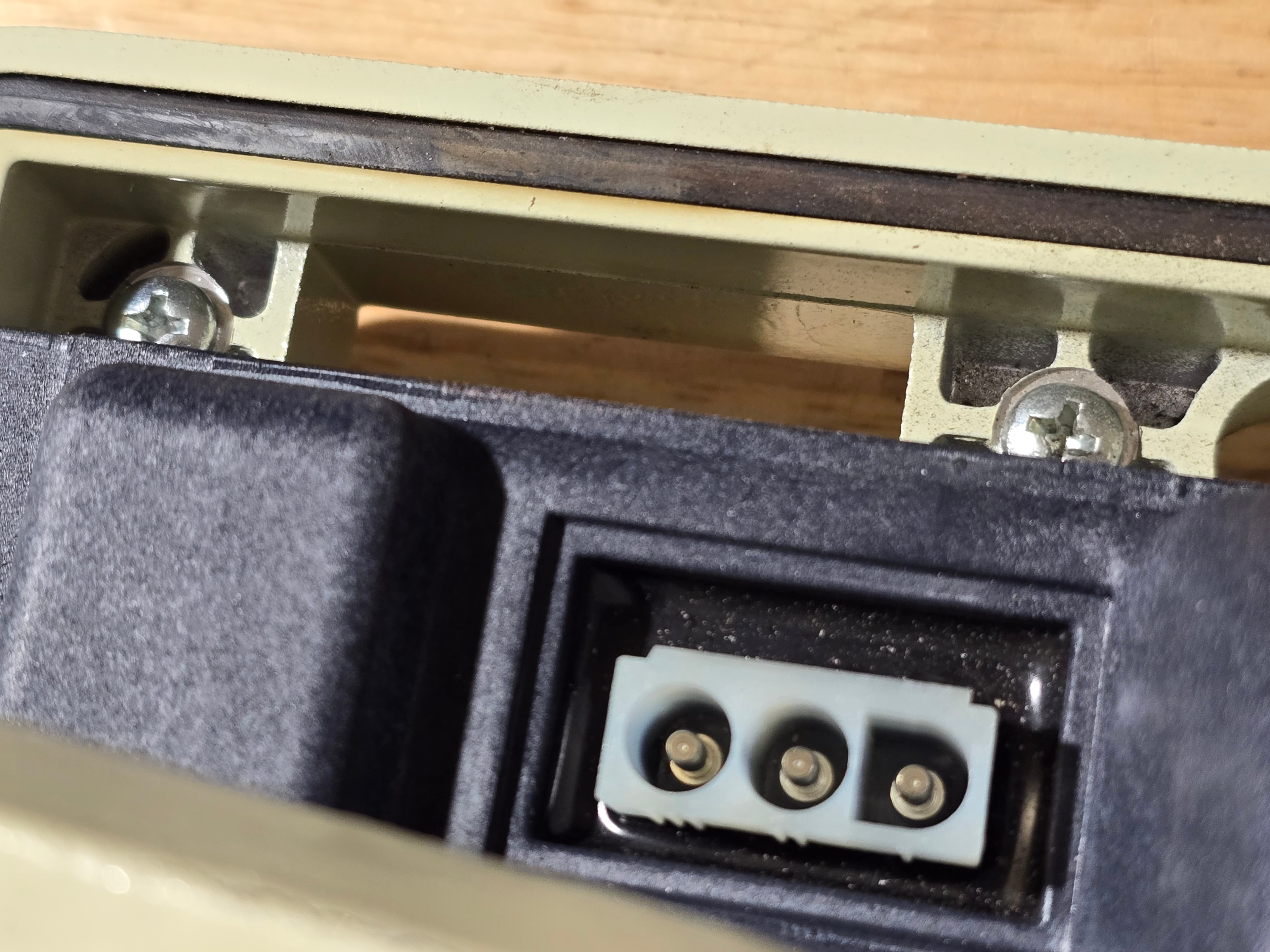 Pentair VST drive bottom connector terminals — power input connections
