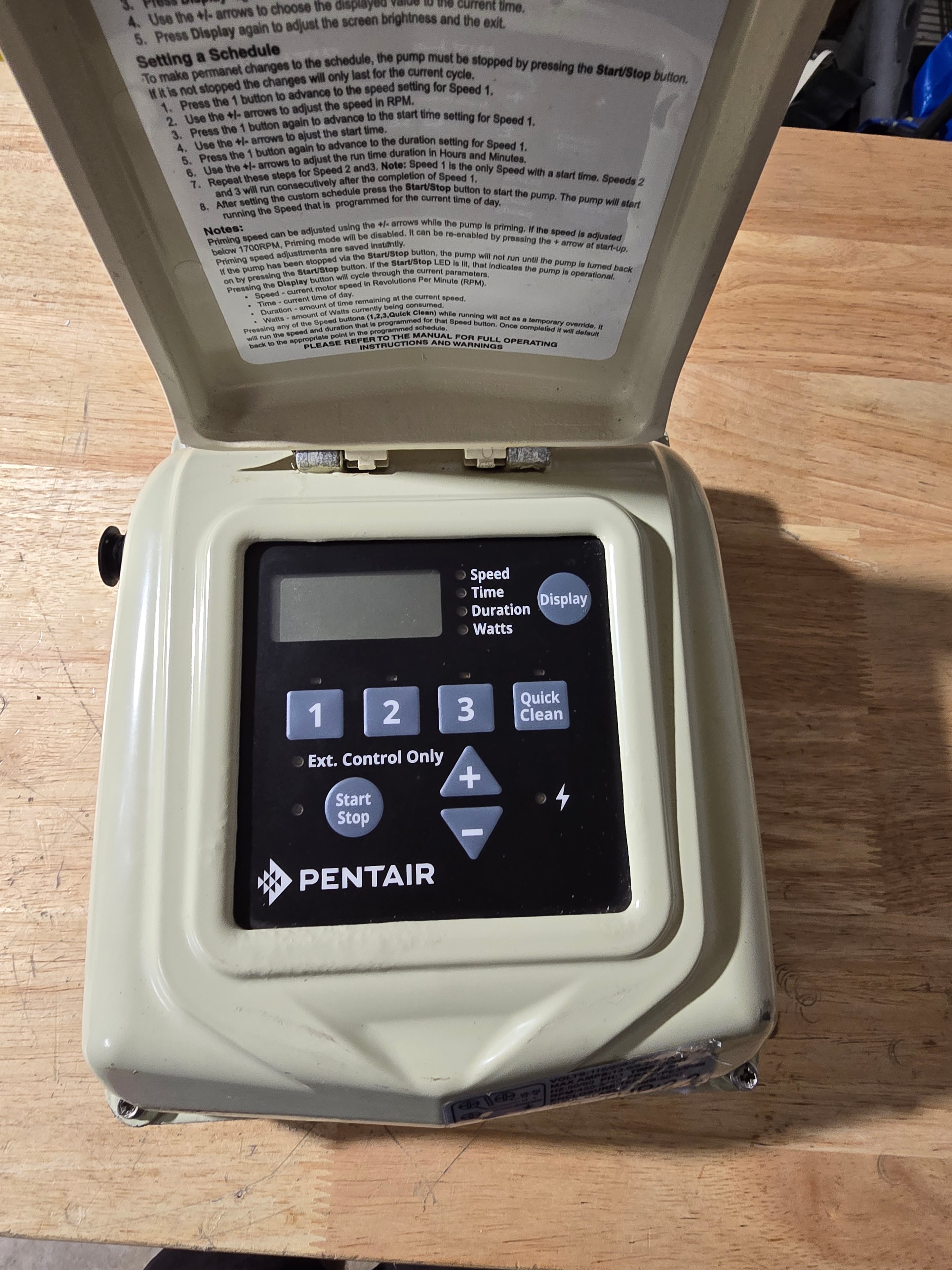 Pentair VST Variable Speed Drive Assembly