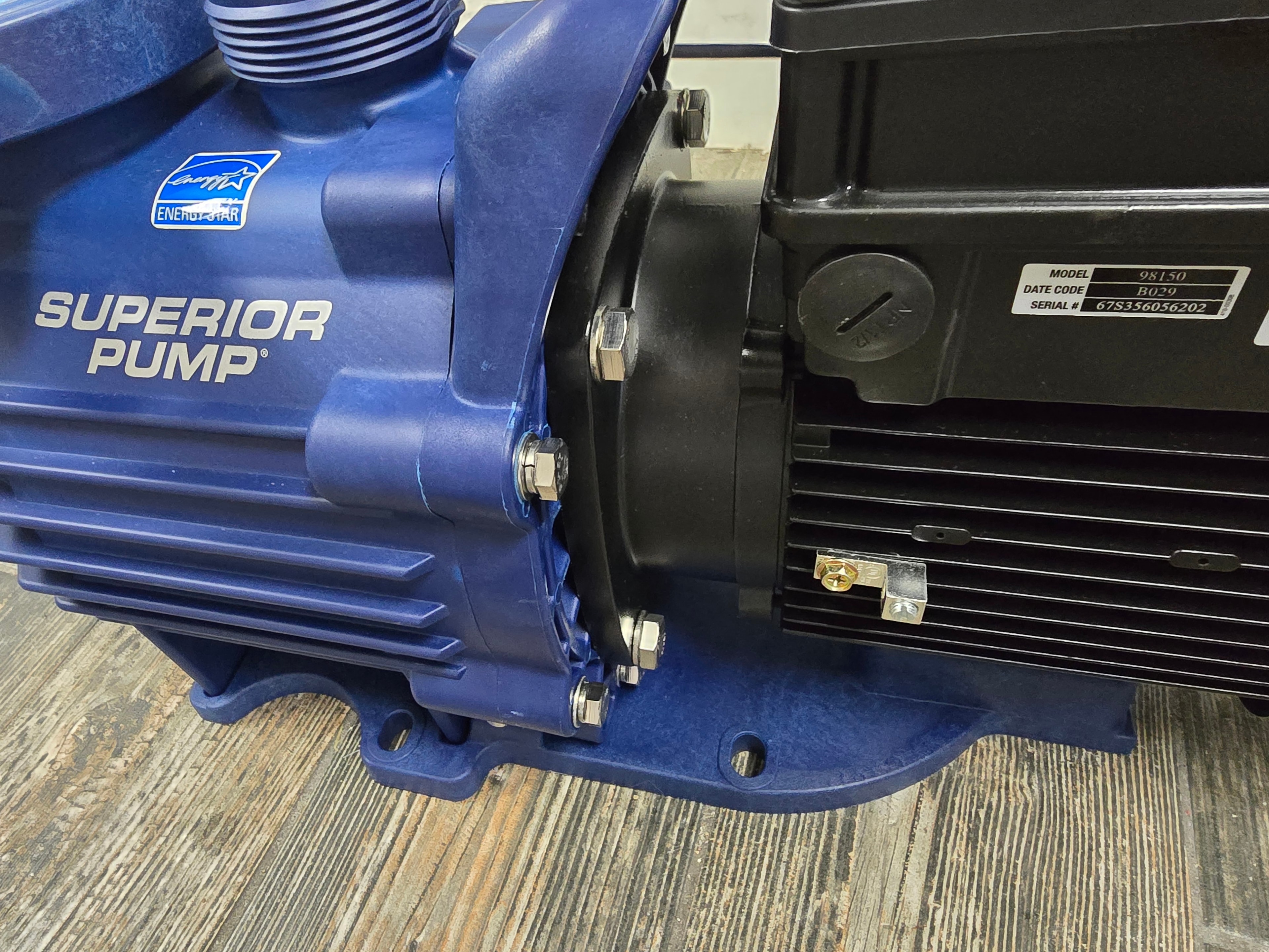 Superior Pump 98150 motor base assembly — variable speed drive unit